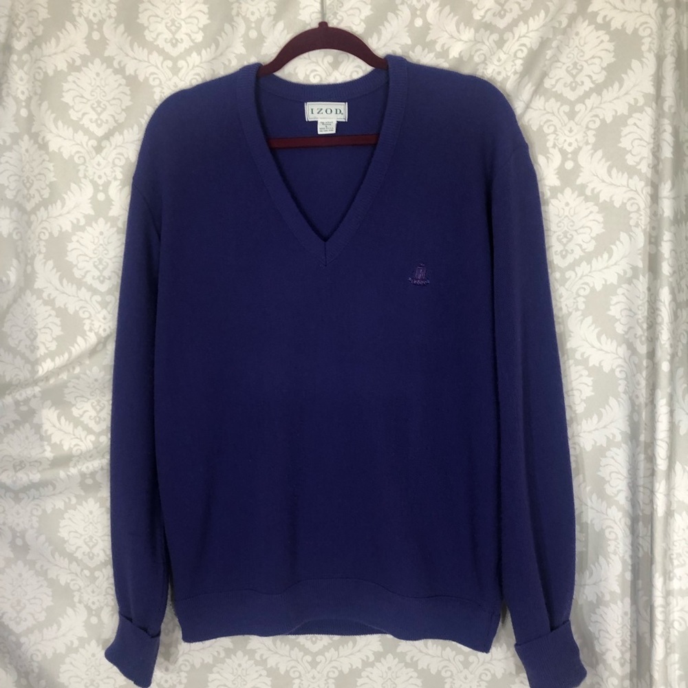Vintage Izod V Neck Men’s L